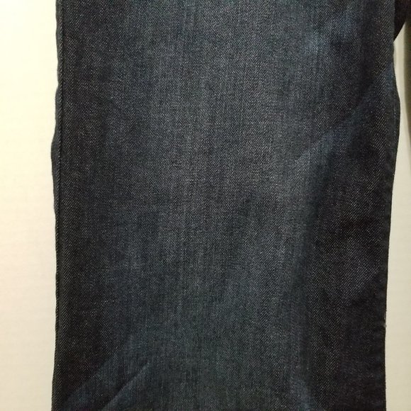 Mossimo jeans 6 Wide Leg denim trouser whiskered early 2000's stretch - Picture 5 of 13